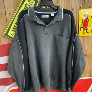 Vintage 90s Penguin Sport quarter bottom Sweatshirt Size XXL